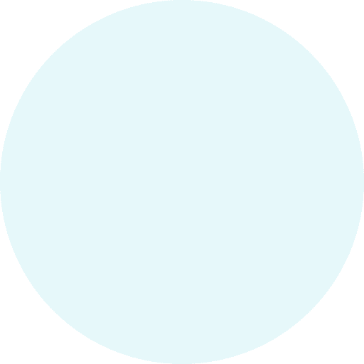 Light blue circle