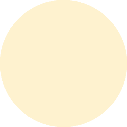 Muted yellow disc
