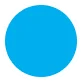 Solid cyan dot