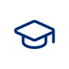 Academic achievement, learning icon